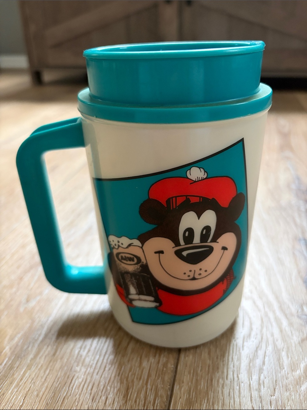 VINTAGE A&W ROOT BEER INSULATED WHIRLEY TRAVEL MUG CUP